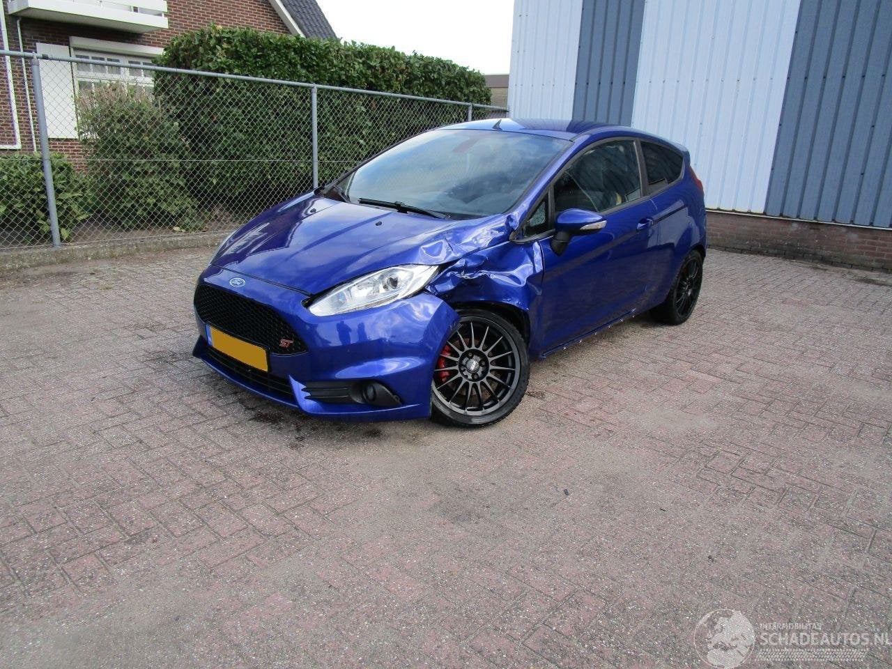 Ford Fiesta ST2 1.6 Clima Leder 6-Bak (bj 2014), Overige carrosserieën, Blauw, Handgeschakeld, Henry-Ford-Straße  1 ,50735, Köln, Deutschland