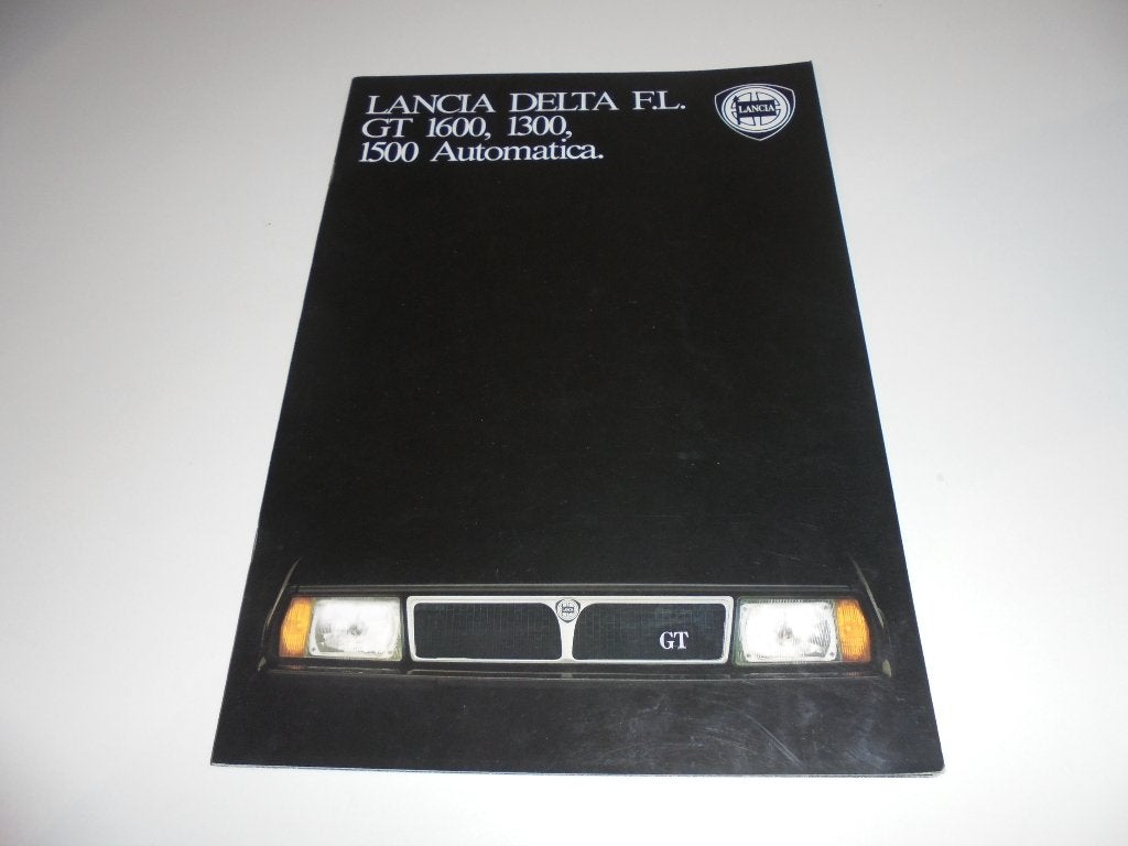 brochure Lancia Delta  1983, Ophalen of Verzenden, Zo goed als nieuw, Overige merken