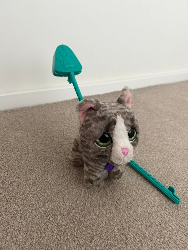 Hasbro furReal Wags Kat - Interactieve knuffel met geluid, Ophalen of Verzenden, Zo goed als nieuw