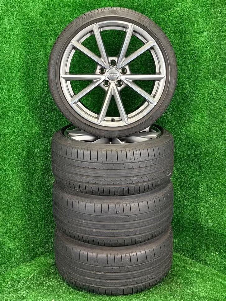 Originele 19 inch Audi Sport velgen met banden A4 S4 B8 B9, Auto-onderdelen, Banden en Velgen, 19 inch, Audi, Banden en Velgen
