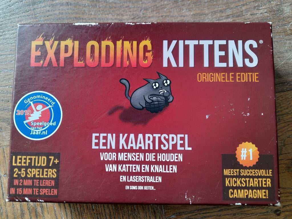 Exploding Kittens - Originele Editie Kaartspel, Ophalen of Verzenden