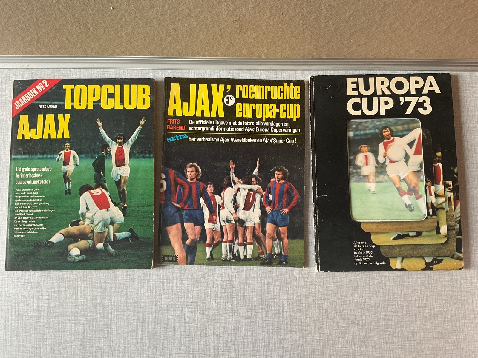 Ajax Voetbal Boeken - Topclub, Europa Cup '73, Roemruchte, Ophalen, Gelezen, Balsport