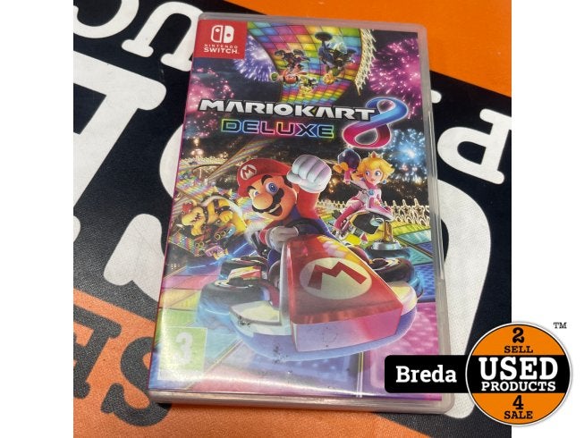 Switch - MarioKart Deluxe, Nintendo, Zo goed als nieuw, Support@nintendo.com, 11-1 Hokotate-cho, Kamitoba, Minami-ku
Kyoto 601-8501
Japan