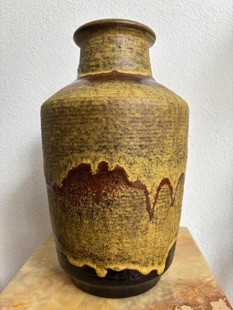 Grote West-Germany vaas Carstens Tönnieshof Fat Lava 35 cm, Ophalen of Verzenden