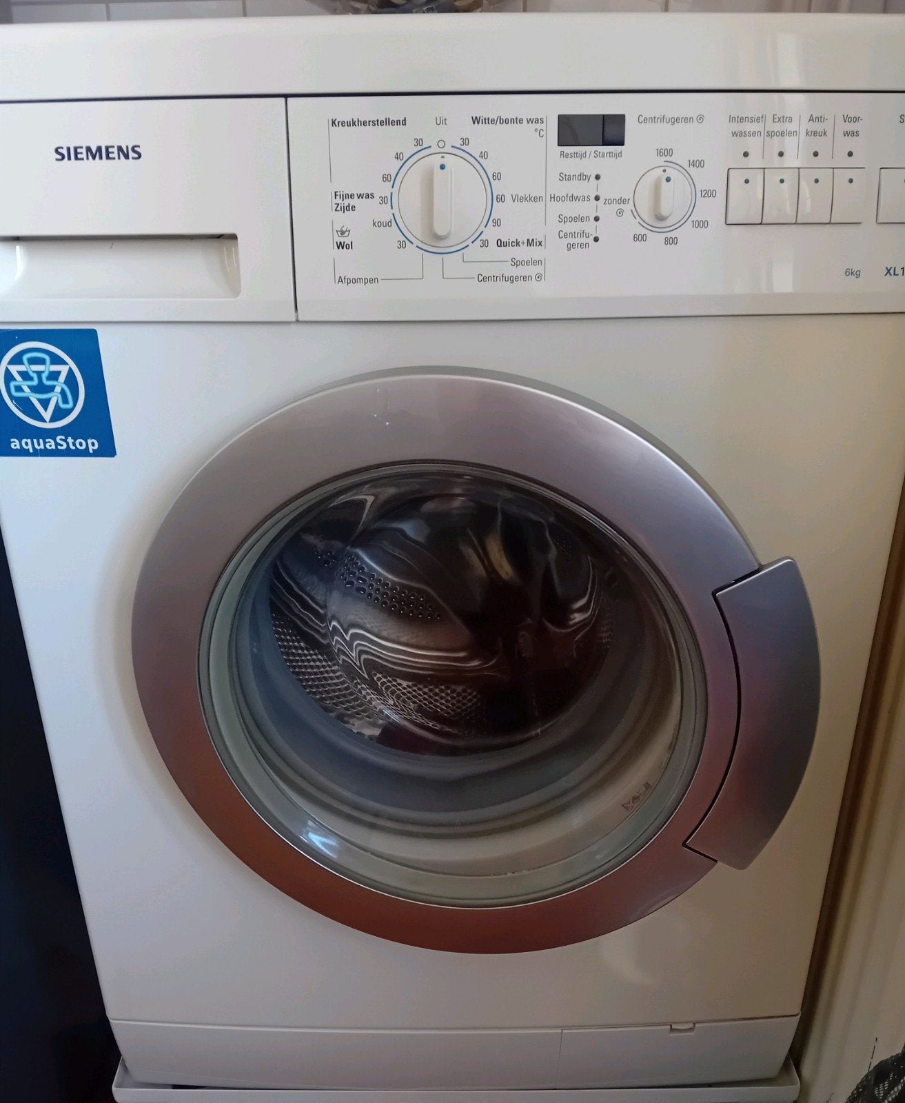 Wasmachine Siemens KAPOTTE TROMMEL/DEFECT, Witgoed en Apparatuur, Wasmachines, Ophalen of Verzenden, Voorlader, Niet werkend, 85 tot 90 cm
