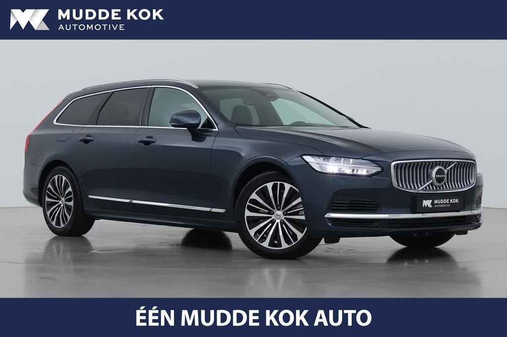 Volvo V90 T6 Plug-in hybrid Bright | ACC | Harman/Kardon | B, Auto's, Volvo, Euro 6, 4 cilinders, 1969 cc, Blauw
