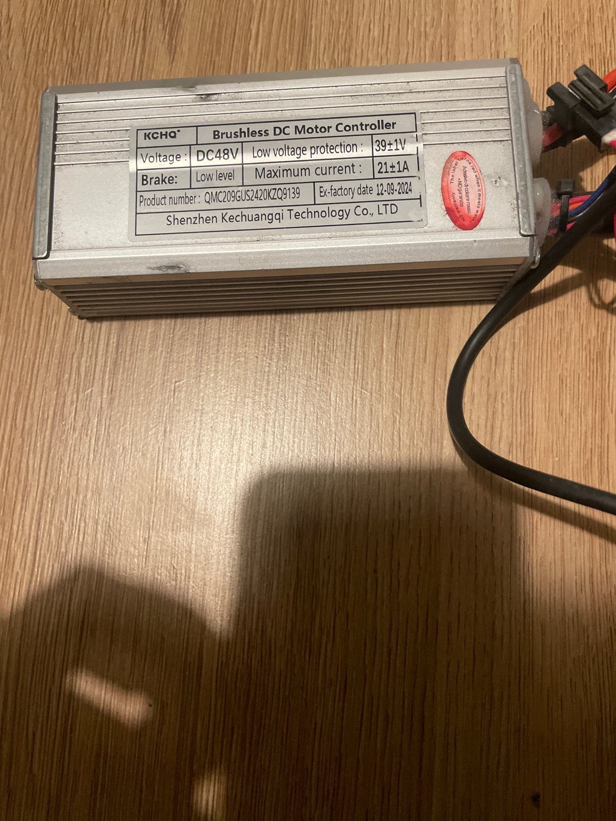 KCHO Brushless DC Motor Controller DC48V, Ophalen, Gebruikt
