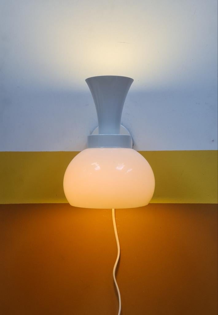 Vintage, design diabolo wandlamp Herda, Ophalen of Verzenden, Herda