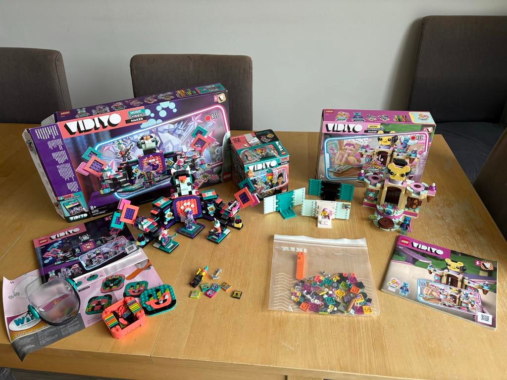 3 complete Lego Vidiyo sets: 43113, 43111, 43103, Kinderen en Baby's, Speelgoed | Duplo en Lego, Gebruikt, Lego, Complete set