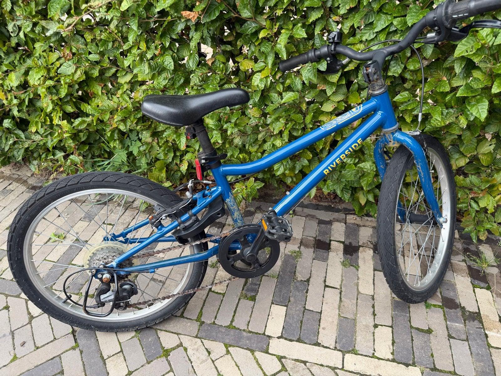 Riverside 120 Kinderfiets 20 inch - Blauw, Ophalen, Gebruikt, Velgrem, 20 inch of meer