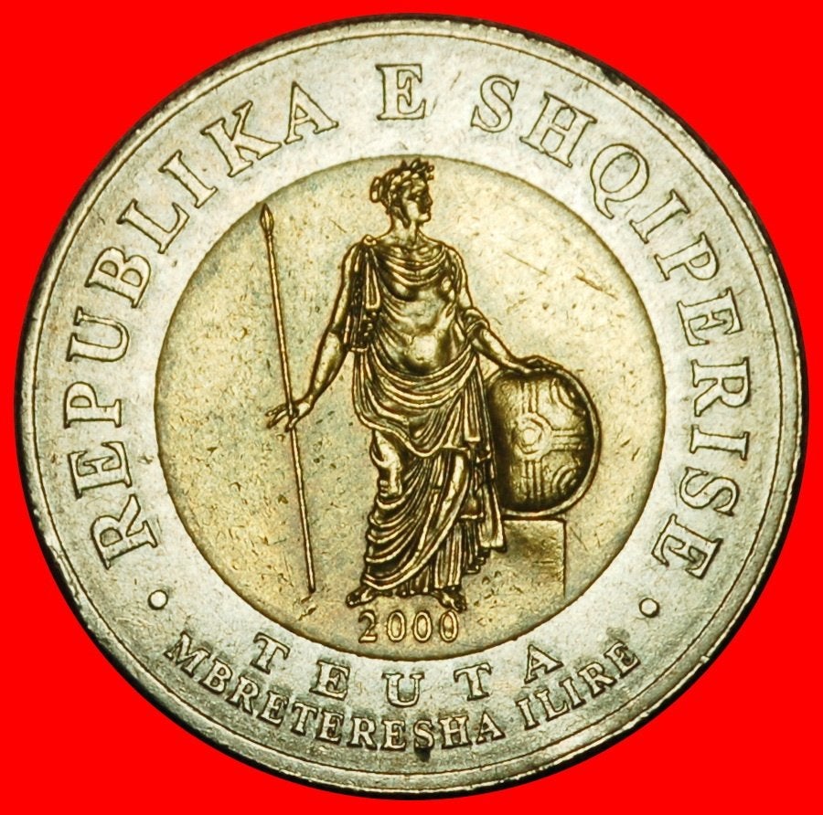 Ⰺ FRANCE: ALBANIA 100 LEKS 2000 QUEEN TEUTA 231–228/227 BCE!, Ophalen of Verzenden, Overige landen, Losse munt