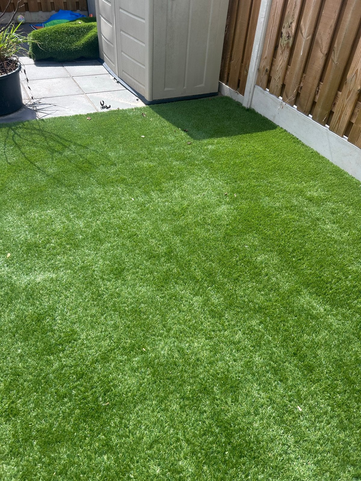 Kunstgras 120x605 cm - 38mm sprieten, diverse tinten, Ophalen, Zo goed als nieuw, Minder dan 10 m², Kunstgras