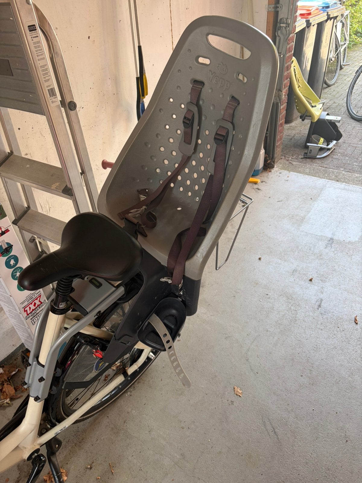 Yepp kinder fietsstoel, Achterzitje, Ophalen, 15 t/m 25 kg, Gebruikt