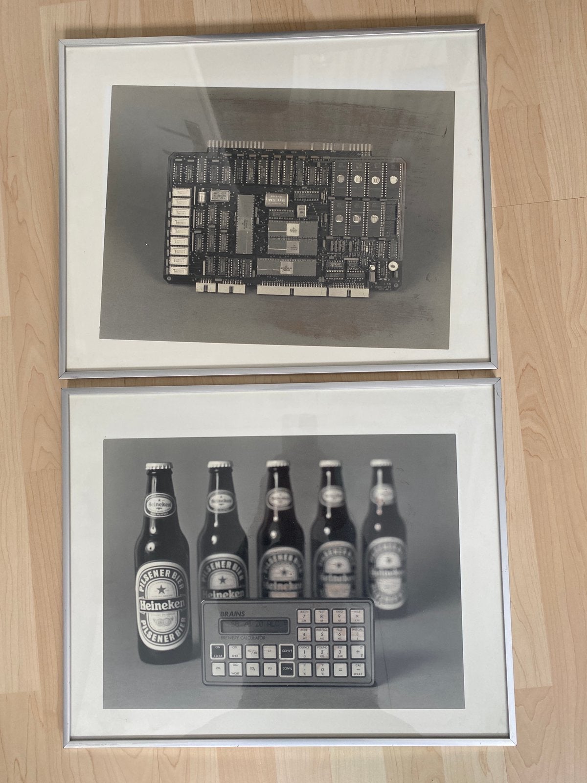Drie fotolijsten, zilverkleurig frame, Ophalen, Zo goed als nieuw