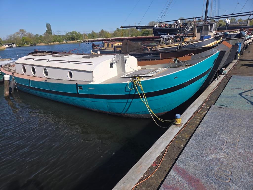 IJssel aak 13.40 - Ruim en karakteristiek woonschip, Ophalen of Verzenden, Gebruikt