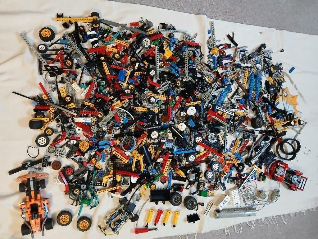 partij lego technic, Ophalen, Gebruikt, Lego