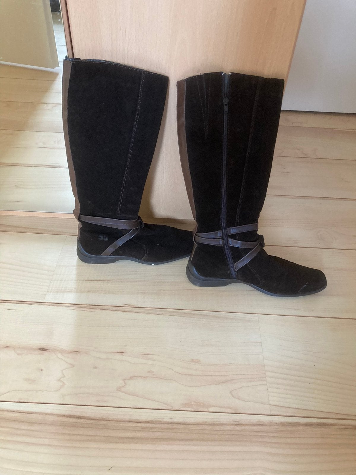 Laarzen maat 38 J&J, Kleding | Dames, Hoge laarzen, Bruin, Ophalen of Verzenden, Gedragen