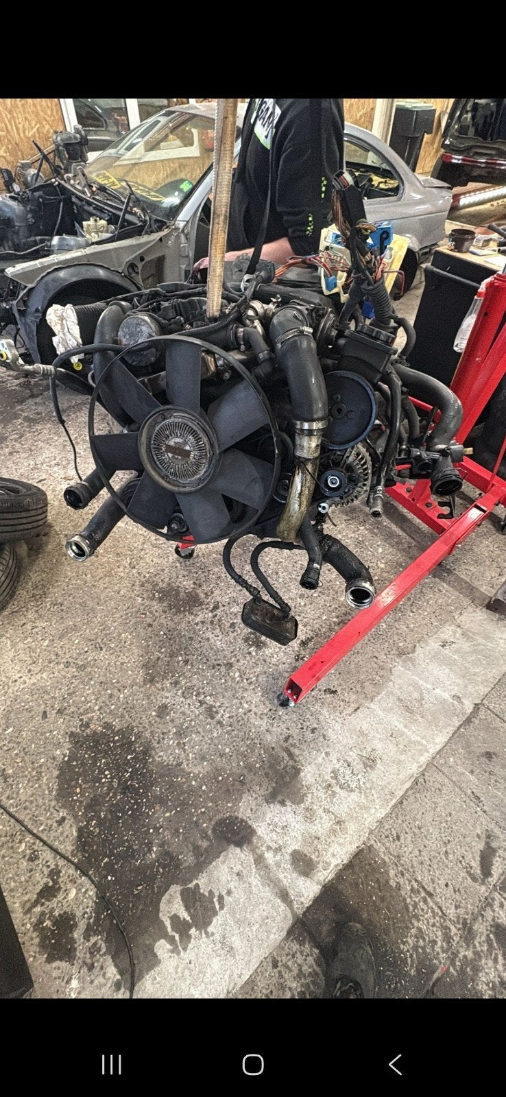 BMW 330d 204 pk (306S3) motorblok compleet m57d30, Ophalen, Gebruikt, BMW
