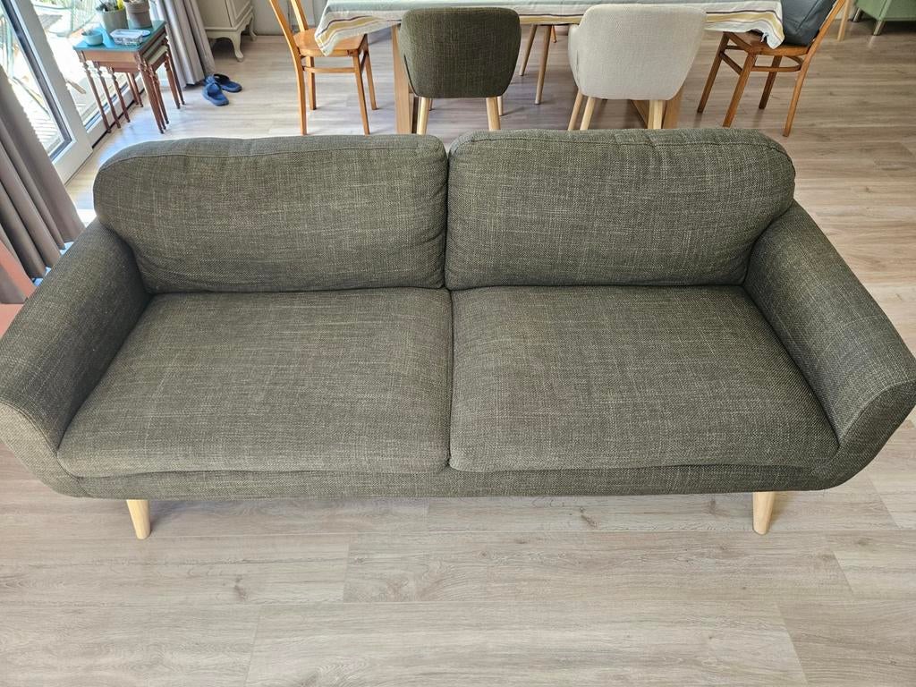 Bank groen Leen Bakker GRATIS OPHALEN, Huis en Inrichting, Ophalen, Gebruikt, 75 tot 100 cm