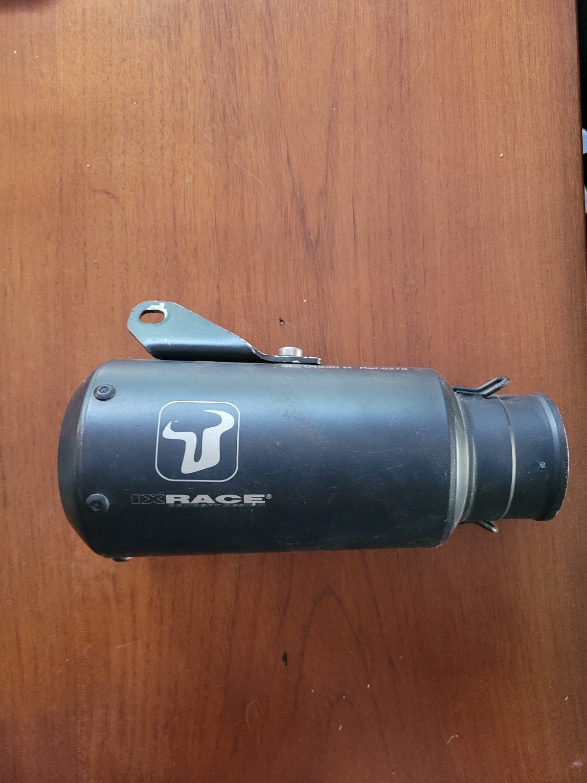 IX Race demper 18.5cm met 60mm aansluiting en binnendemper, Motoren, Ophalen of Verzenden, Gebruikt