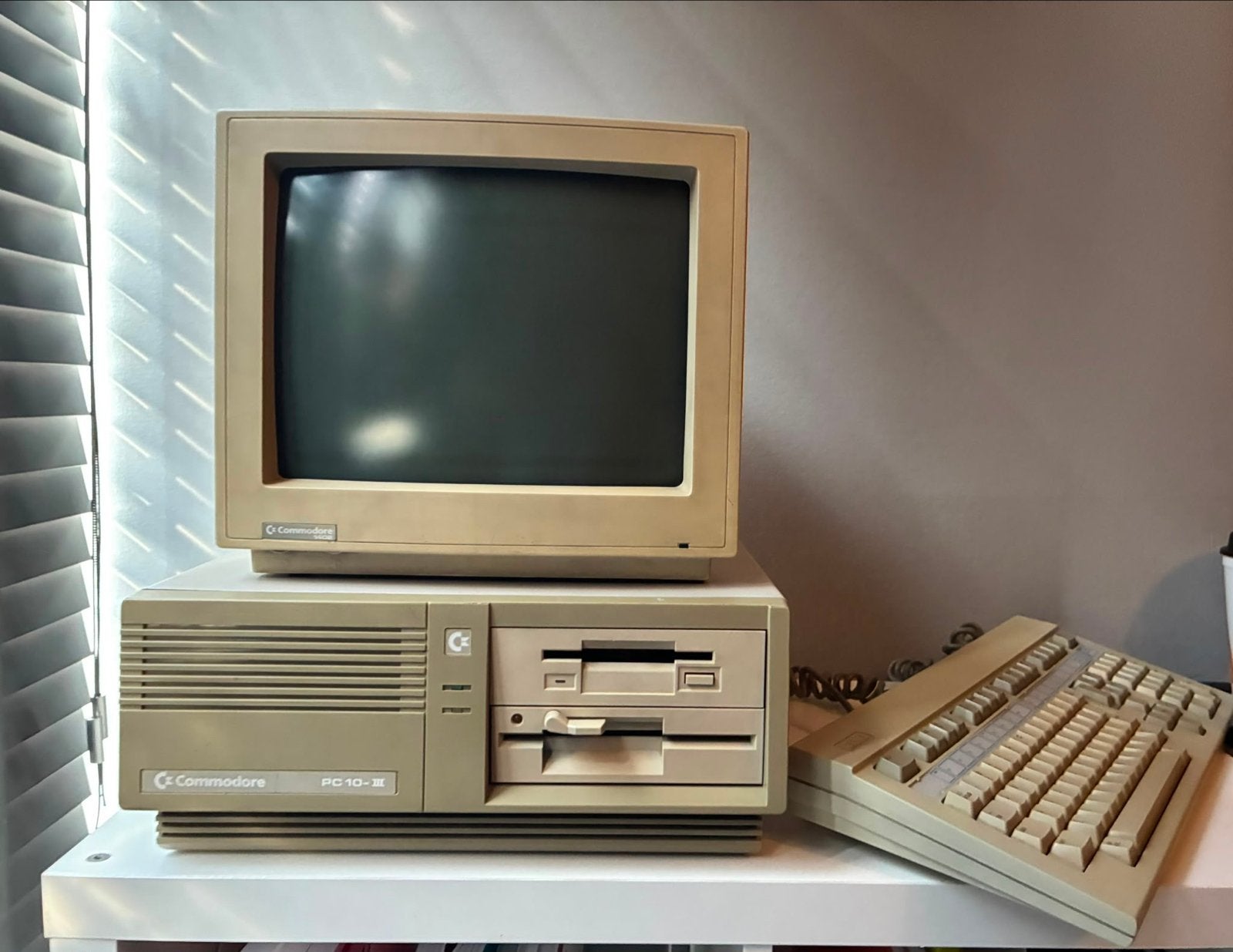 Vintage Commodore PC 10-III set met monitor en toetsenbord, Computers en Software, Vintage Computers, Ophalen