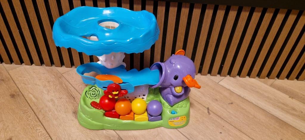 V-tech Lanceer & Leer ballenbaan z.g.a.n., Kinderen en Baby's, Speelgoed | Vtech, Ophalen, 6 maanden tot 2 jaar