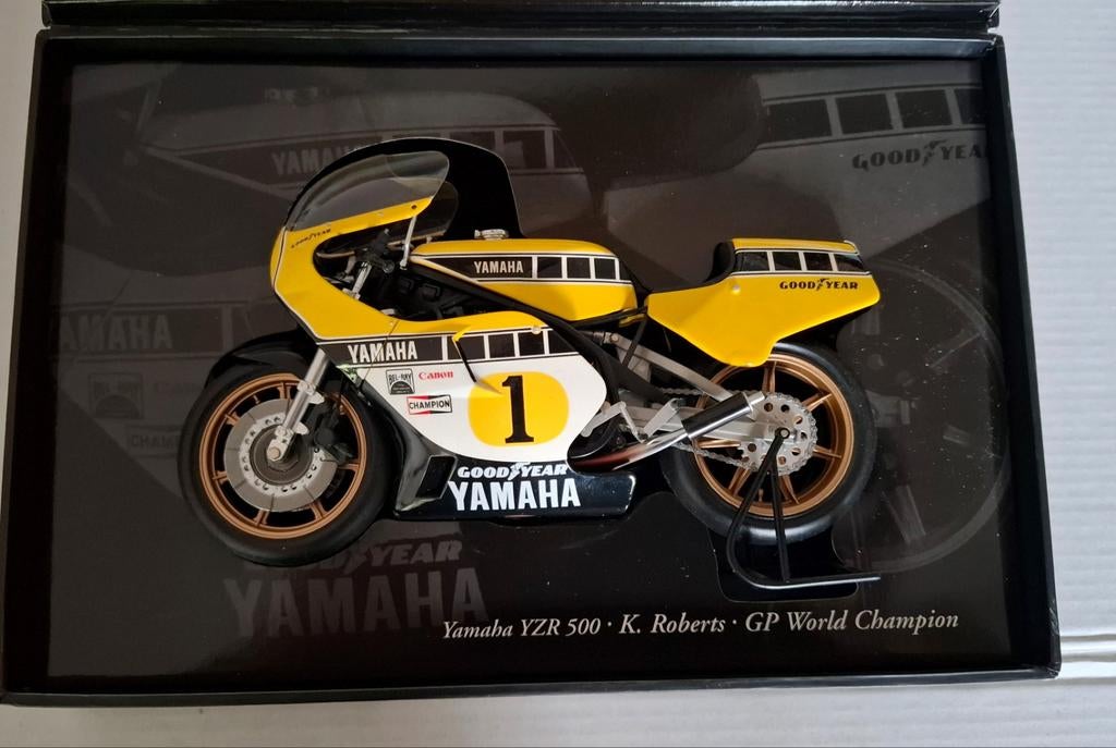 Minichamps 1:12 Yamaha YZR 500 K.Roberts World Champion 79, Overige merken, Verzenden, Nieuw, Groter dan 1:32