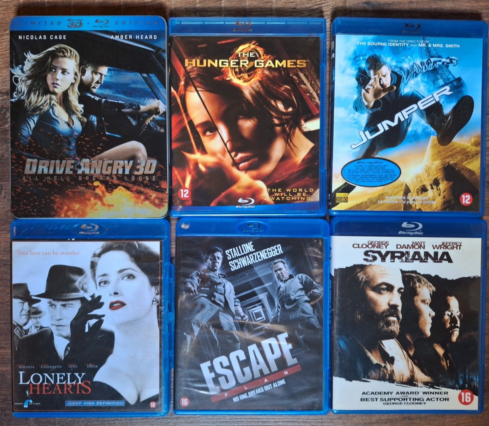 Blu-ray filmcollectie: Actie, Thriller & Drama (6 films), Cd's en Dvd's, Nederlands, Actie, Ophalen of Verzenden, Blu-ray