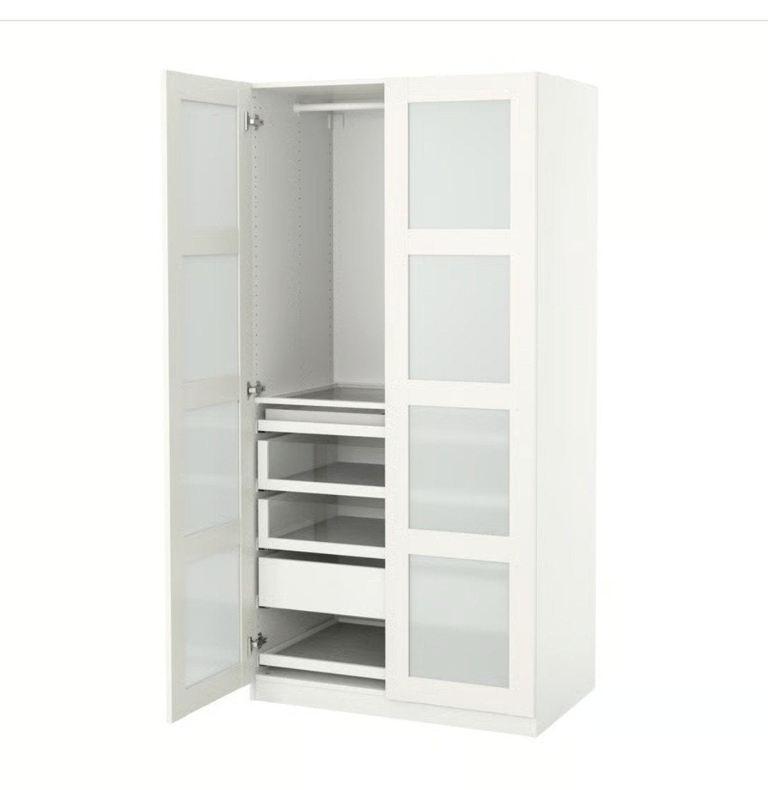 ikea pax kledingkast, Ophalen, 200 cm of meer, 50 tot 100 cm, Met lade(s)