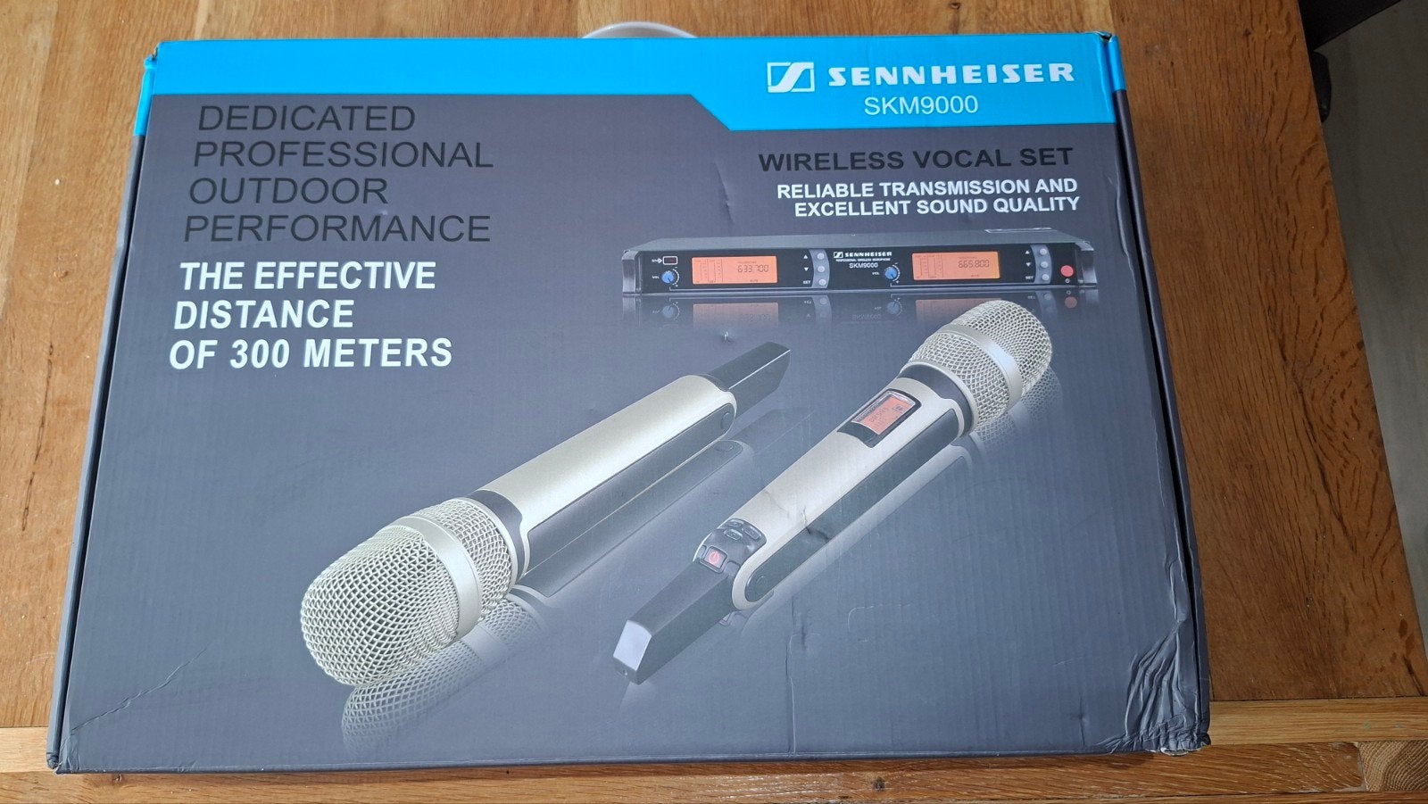 Sennheiser dubbele draadloze microfoon, Ophalen of Verzenden, Nieuw, Zangmicrofoon, Draadloos