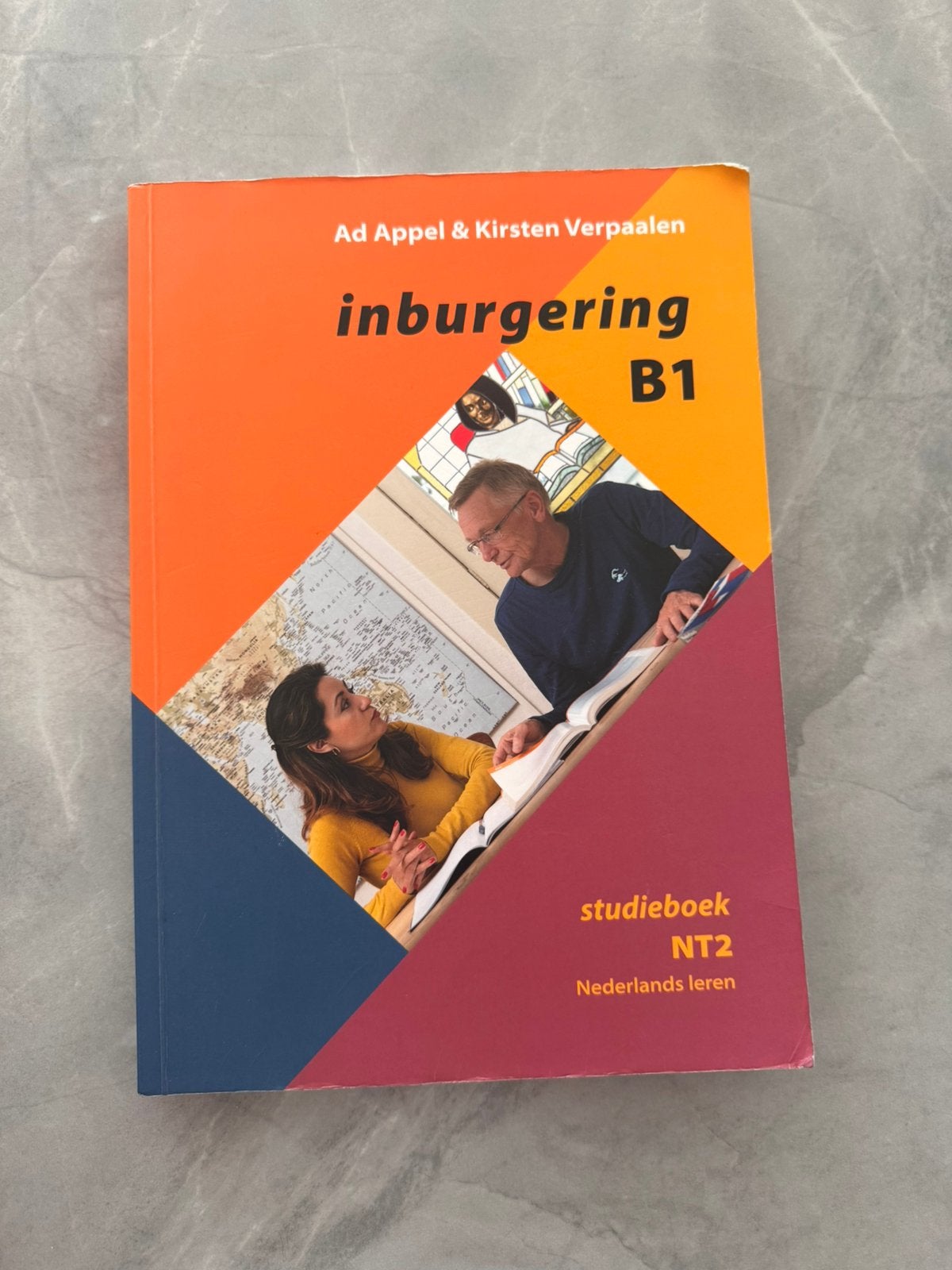 Inburgering B1 boek Ad Appel, Boeken, Ophalen of Verzenden, Alpha, Zo goed als nieuw, Overige niveaus