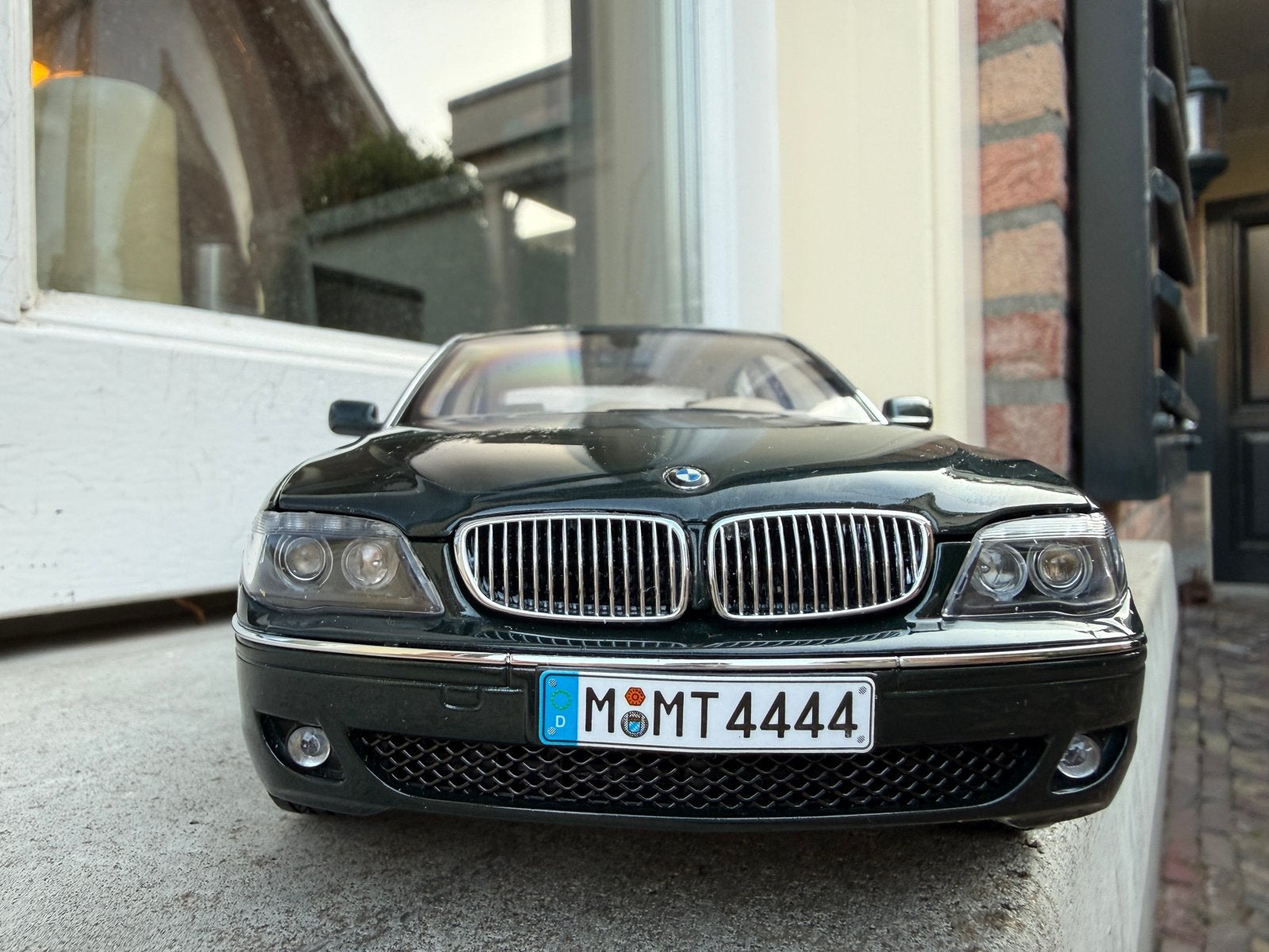 1:18 BMW E66 760Li 7-serie Individual groen 2005 Kyosho, Kyosho, Auto, Ophalen of Verzenden, Zo goed als nieuw