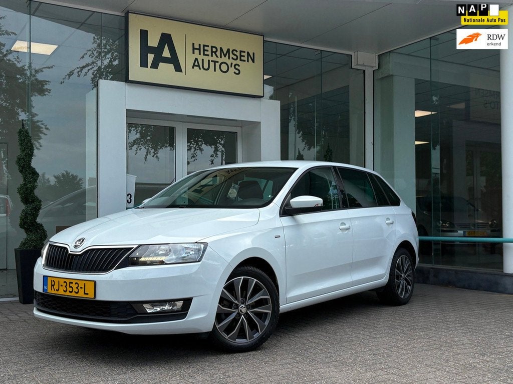 Skoda Rapid Spaceback 1.0 TSI |BlueTooth|Navi|Clima|Stoelver, Auto's, Skoda, Bedrijf, Te koop, Rapid, ABS, Airbags, Airconditioning