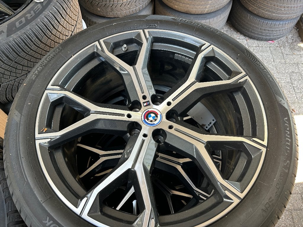 Set 21inch velgen+banden BMW X5  (G05) zgan, Auto-onderdelen, Banden en Velgen, Gebruikt, Banden en Velgen, 21 inch, 315 mm