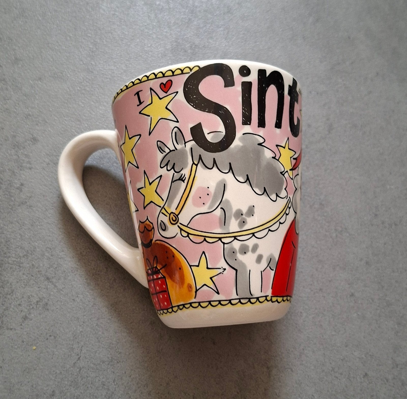 Mok Blond Amsterdam Servies Sinterklaas, Zo goed als nieuw, Aardewerk, Blond Amsterdam, Mok