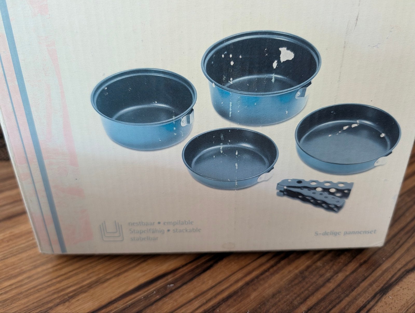 4 delige pannenset, zeer compact., Ophalen, Nieuw