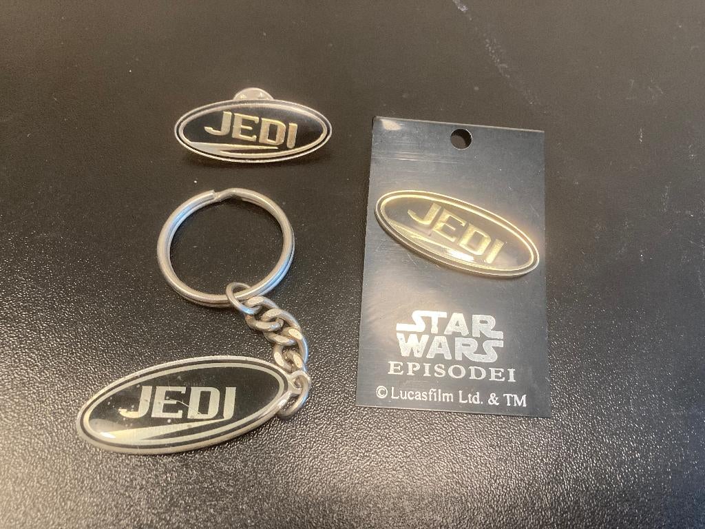 Star Wars Episode I Jedi pins en keychain, Verzamelen, Star Wars, Ophalen of Verzenden, Zo goed als nieuw, Gebruiksvoorwerp