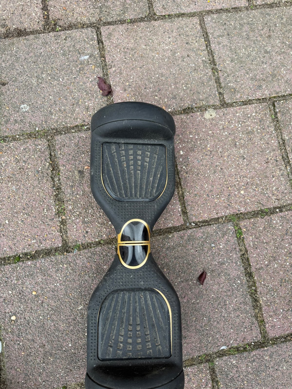 Zwarte Hoverboard met gouden accenten, Ophalen of Verzenden, Gebruikt, Overige typen