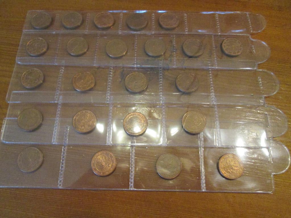 Zeldzame Euromunten Duitsland 1 cent,  Italie 1, 2 en 5 cent, Ophalen of Verzenden, Overige landen, 1 cent, Losse munt