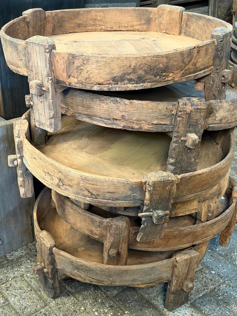 Chakki tafel india stoer sober landelijke tafel salontafel, Huis en Inrichting, Ophalen, Hout, Nieuw, Landelijk