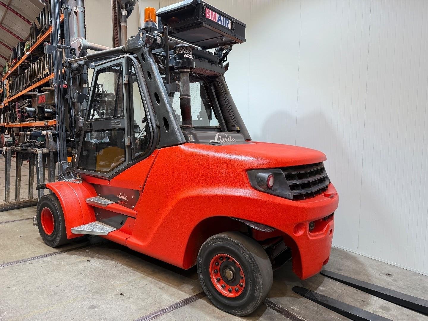 Linde H80D -03 1100 stenenklem airco Diesel overdrukcabine H, Diesel, Heftruck, Linde