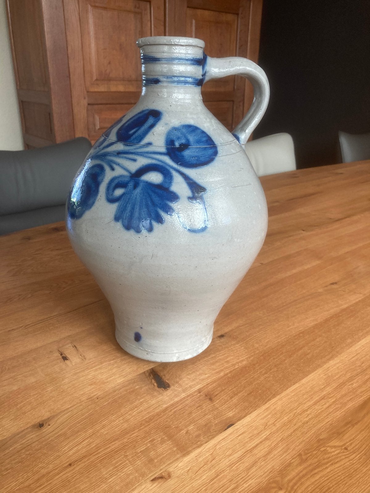 antieke westerwald steengoed kruik 19e eeuw, Antiek en Kunst, Ophalen of Verzenden