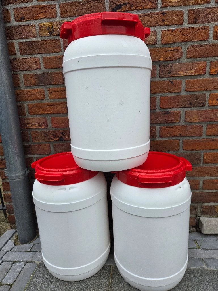 Nieuwe curtec vaten, tonnen van 20 L met schroefdeksel, Tuin en Terras, Regentonnen, Minder dan 75 liter, Ophalen, Nieuw, Kunststof