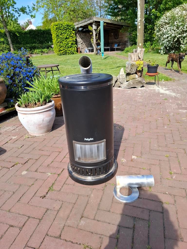 Te reviseren Pelgrim Gaskachel - Bambino Type 646.1T Zwart, Ophalen, Gas, Gaskachel