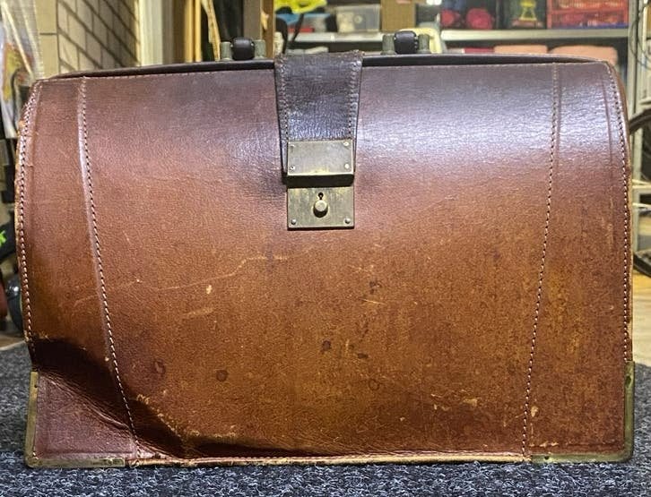 Vintage Leren Tas - 50 jaar oud, Ophalen