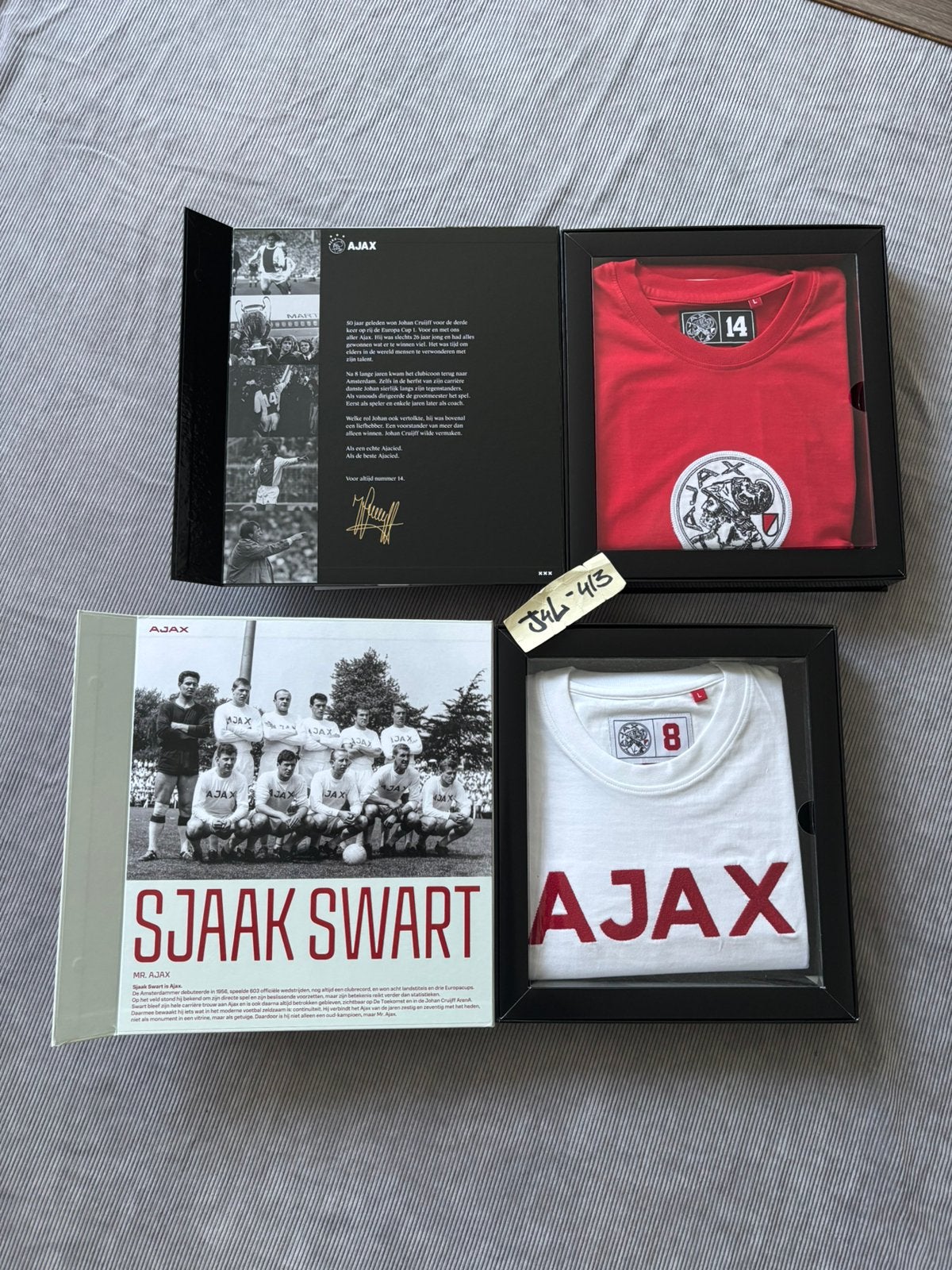 Ajax Cruijff & Swart limited edition shirts, afca fside, Sport en Fitness, Verzenden, Zo goed als nieuw, Shirt