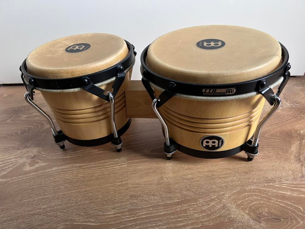 Meinl Luis Conte artist series Bongoset, Muziek en Instrumenten, Percussie, Ophalen, Zo goed als nieuw, Trommel