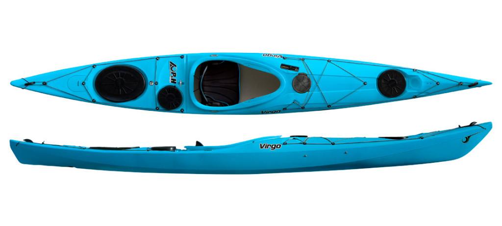 Zeekajak / Vlakwater kajak  P&H Virgo CoreLite X HV Blauw, Watersport en Boten, Kajaks, Zo goed als nieuw, 1-persoons, Ophalen