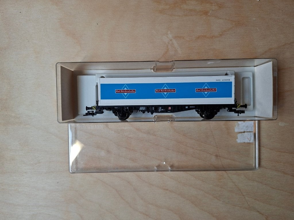 Fleischmann 5240 containerwagon Bad Reichenhaller, Hobby en Vrije tijd, Gelijkstroom, Fleischmann, Wagon, Ophalen of Verzenden