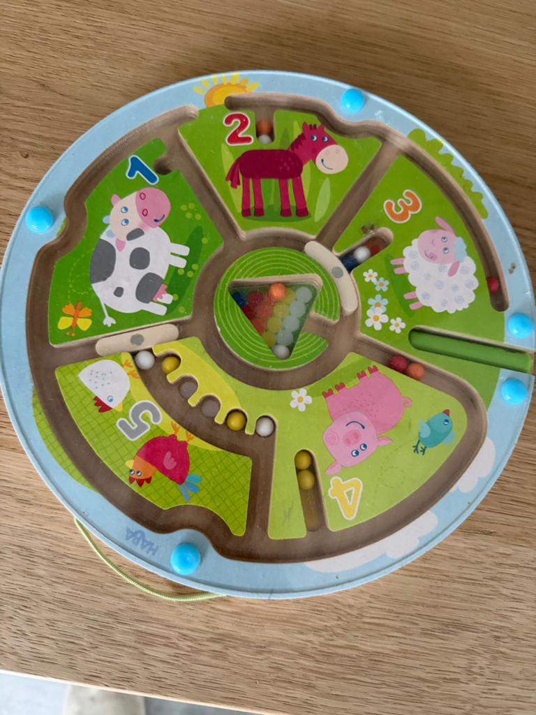 Haba kralen doolhof boerderij dieren, Ophalen, Gebruikt, Overige typen